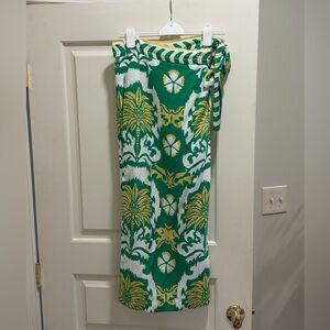 ANTONIO MELANI Green and Yellow skirt and top set SIZE 2